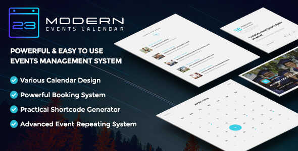 Modern Events Calendar Download